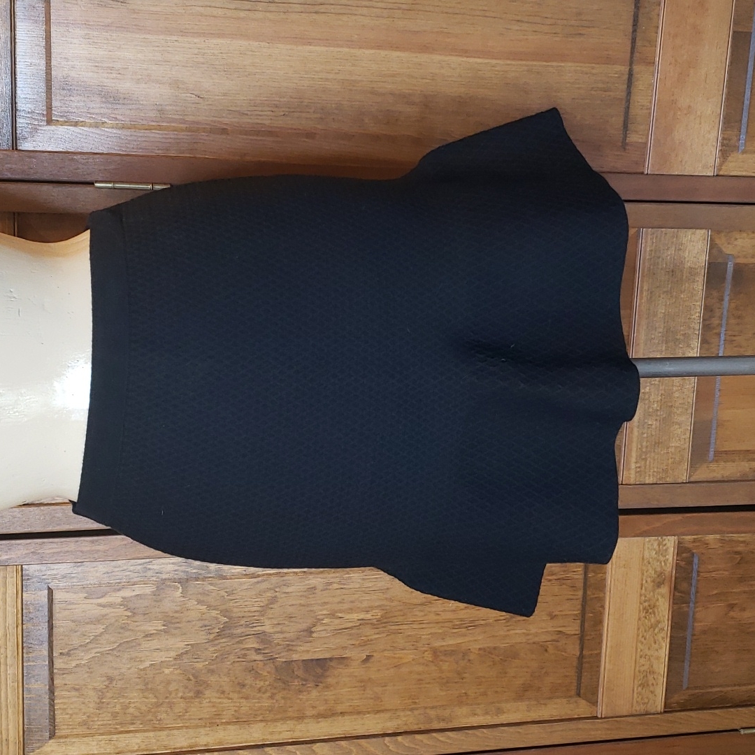 Theory Black Gida O Dream Flounce Hem Skirt Sz S